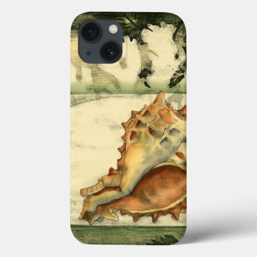 Silhouette Conch Shell Case-Mate iPhone Case (Achterkant)