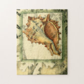 Silhouette Conch Shell Legpuzzel (Verticaal)