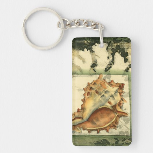 Silhouette Conch Shell Sleutelhanger (Voorkant)