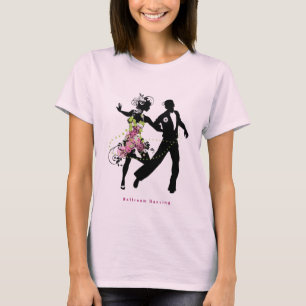 Silhouette Couple Ballroom Dancing T-shirt