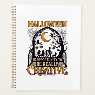 Silhouette Créatif Enfants Halloween Croissant De