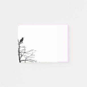 Silhouette Crow Black Bird Natuur Art Post-it® Notes