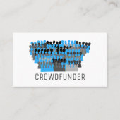 Silhouette Crowd Design, Crowdfunder, Crowdfunding Visitekaartje (Voorkant)
