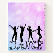 Silhouette Dancers Bokeh Dance Notitieboek (Achterkant)