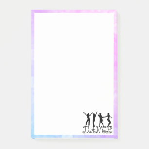 Silhouette Dancers Dance Post-it® Notes