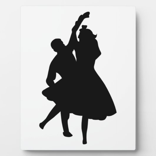 SILHOUETTE DANCERS FOTOPLAAT (Voorkant)