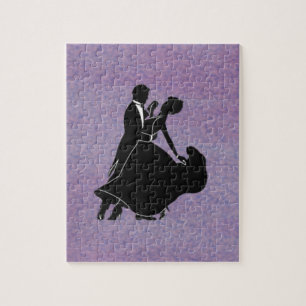 Silhouette Dancers Legpuzzel