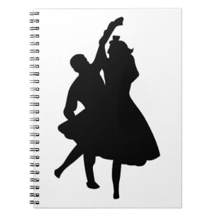 SILHOUETTE DANCERS NOTITIEBOEK