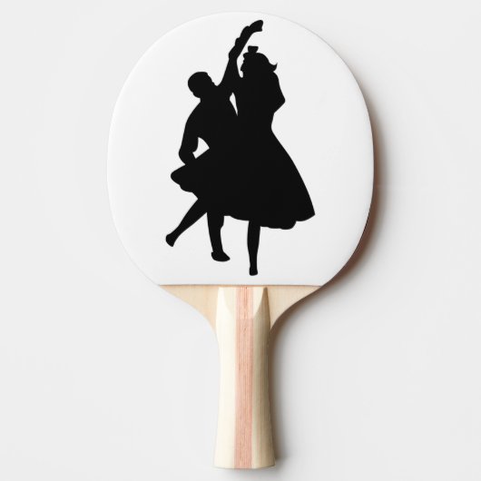 SILHOUETTE DANCERS TAFELTENNISBATJE (Voorkant)