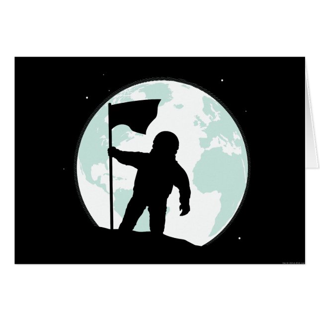 Silhouette d'astronaute (Devant horizontal)