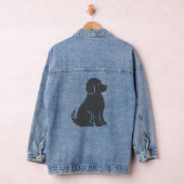 Silhouette de chien bleu Art minimal (Hangar)