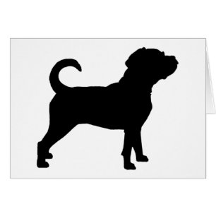 Silhouette de chien de Puggle