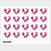 Silhouette de Cupid - Sticker (Feuille)