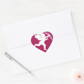 Silhouette de Cupid - Sticker (Enveloppe)