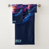 Silhouette de dragon contre un coucher de soleil v (En situation)