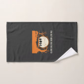 Silhouette de fantôme de Halloween Boo (Serviette à main)
