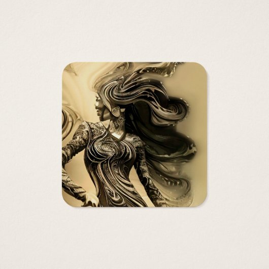 Silhouette de femme gracieuse (Dos)