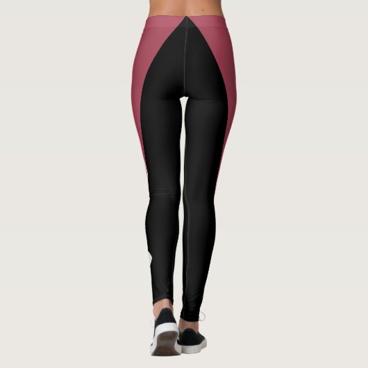 Silhouette de forme physique de Polonais legging : (Dos)