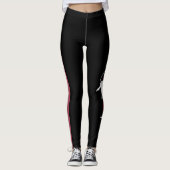 Silhouette de forme physique de Polonais legging : (Devant)