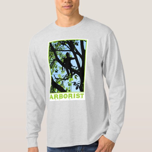 Silhouette de grimpeur d'arbre : T-shirt de l'arch (Devant)