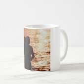Silhouette de la Mug du Père et de l'Enfant (Devant droit)