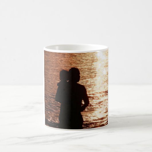 Silhouette de la Mug du Père et de l'Enfant (Centre)