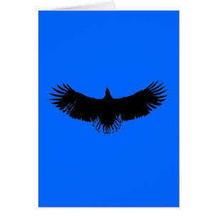 Silhouette de l'aigle d'atterrissage