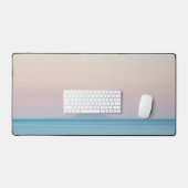 Silhouette de l'île à l'horizon au coucher du sole (Clavier et souris)