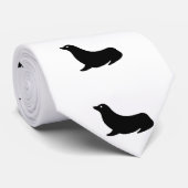 Silhouette de Lion de mer - Cravate (Roulé)