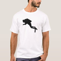 Silhouette de plongeur - T-shirt