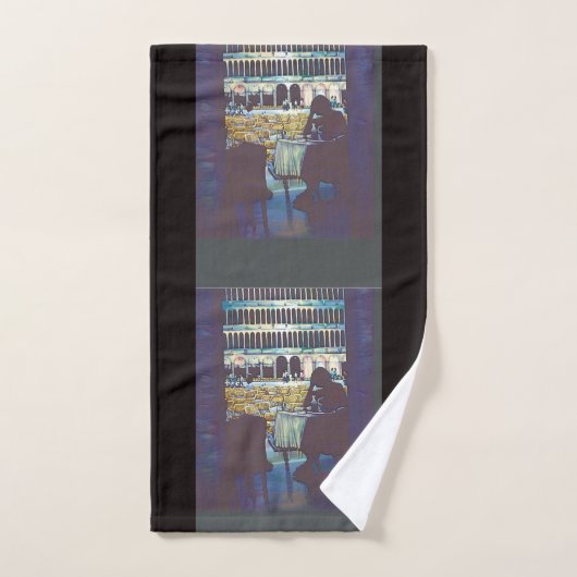 Silhouette de Saint-Marks (Serviette à main)