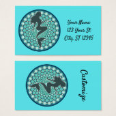 Silhouette de sirène dans les bulles Thunder_Cove (Devant & derrière)