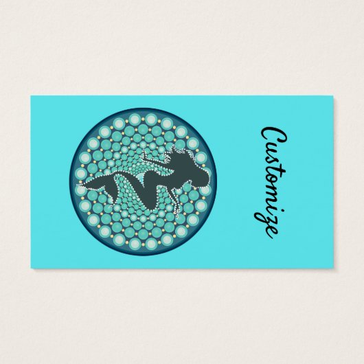 Silhouette de sirène dans les bulles Thunder_Cove (Dos)