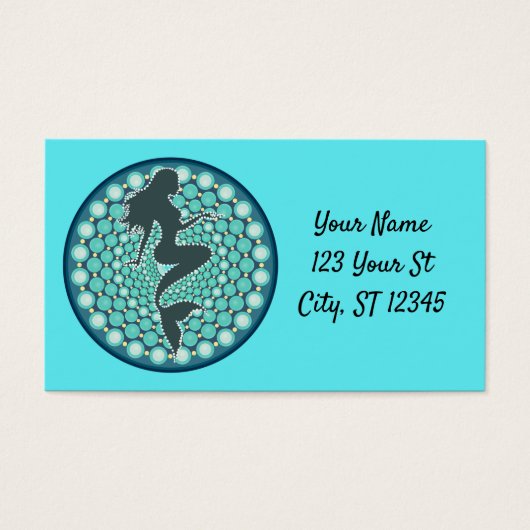 Silhouette de sirène dans les bulles Thunder_Cove (Devant)