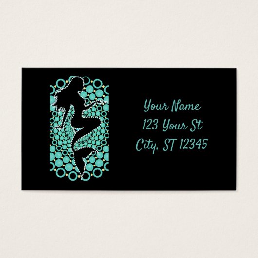 Silhouette de sirène dans les bulles Thunder_Cove (Devant)