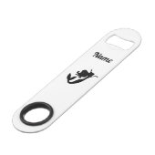 Silhouette de sirène noire Thunder_Cove (Devant angulaire)