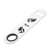 Silhouette de sirène noire Thunder_Cove (Dos Angle)