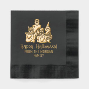 Silhouette de Trick or Treaters Joyeux Halloween