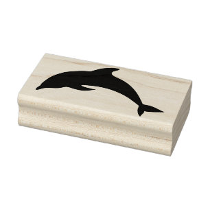 Silhouette Dolphin Art Stempel
