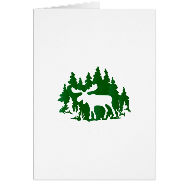 Silhouette d'orignaux (Devant)