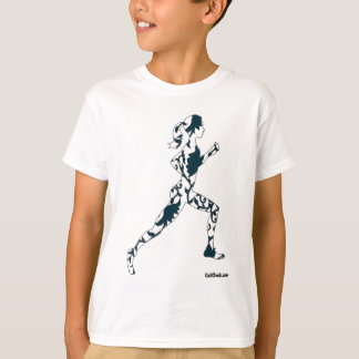 Silhouette draaien - Floral T-shirt