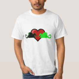 Silhouette Dragon Love T-shirt