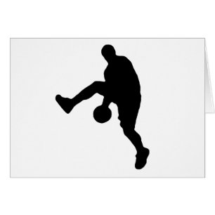 Silhouette du joueur de basket