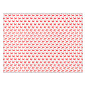 Silhouette du joueur de tennis Nappe de fête d'ann (Devant (Horizontal))