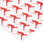 Silhouette du joueur de tennis Nappe de fête d'ann (Angle)