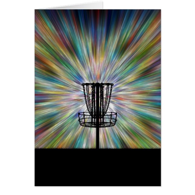 Silhouette du panier de golf de disque (Devant)