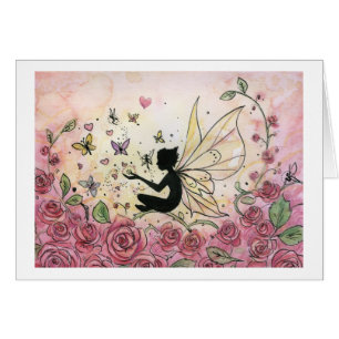 Silhouette et roses