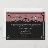 Silhouette, faire-part de mariage (Devant)