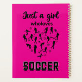 Silhouette filles jouant au football (Dos)