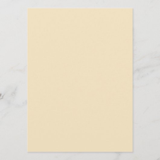 Silhouette Floral Wedding Program Card Programma (Achterkant)